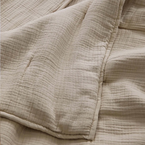 BNWT Quince Organic Airy Gauze Dream Quilt Set FULL/QUEEN - Picture 2 of 2